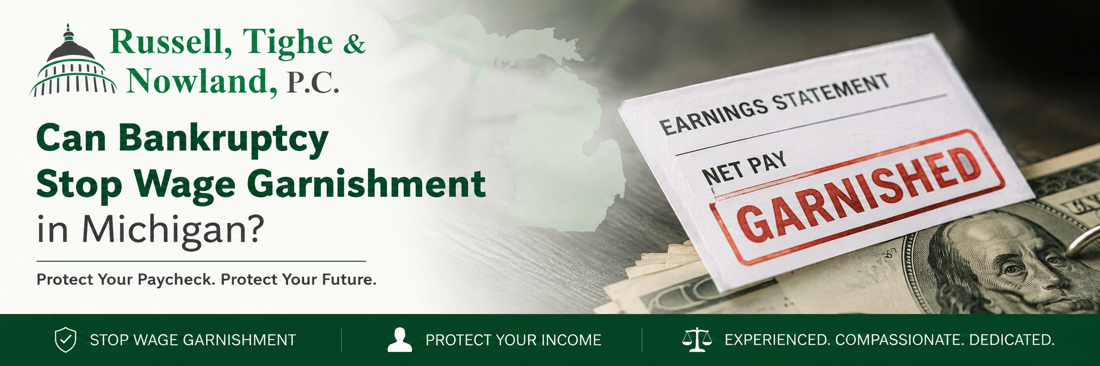 Can Bankruptcy Stop Wage Garnishment in Michigan?